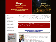 Tablet Screenshot of hope-lcms.org